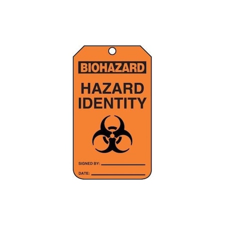 Accuform Danger, PF-Cardstock, 3-1/4 in Width, 1/4 in Height, , 25 PK MDT926PTP